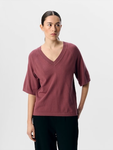 Pull-over 'OBJTHESS' OBJECT en rose : devant
