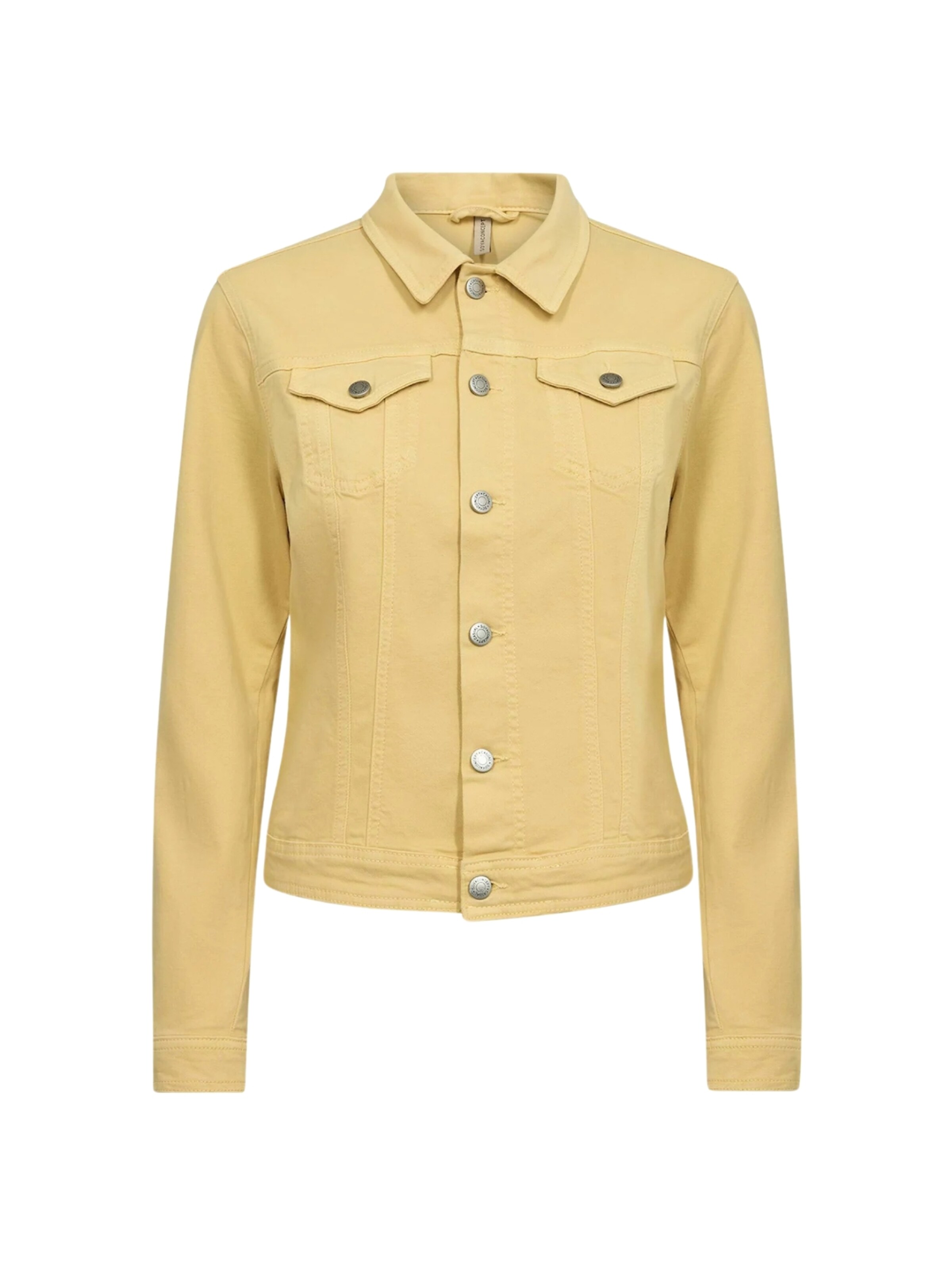 Veste mi-saison Soyaconcept en jaune : devant