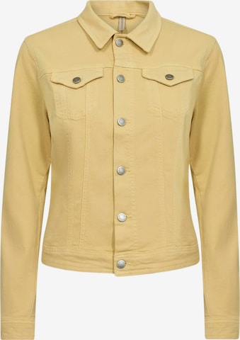 Veste mi-saison Soyaconcept en jaune : devant