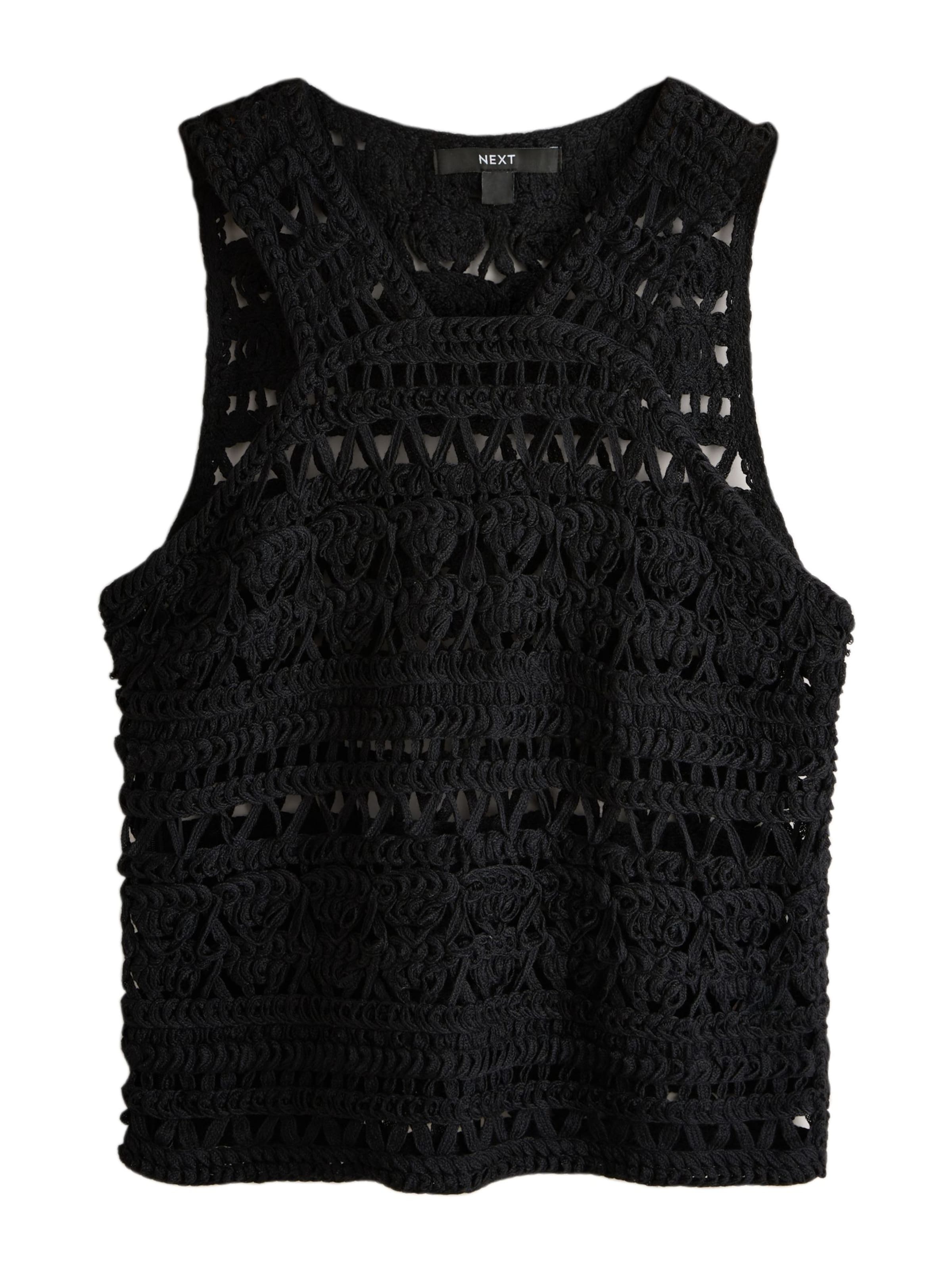 Top in maglia di Next in nero: frontale
