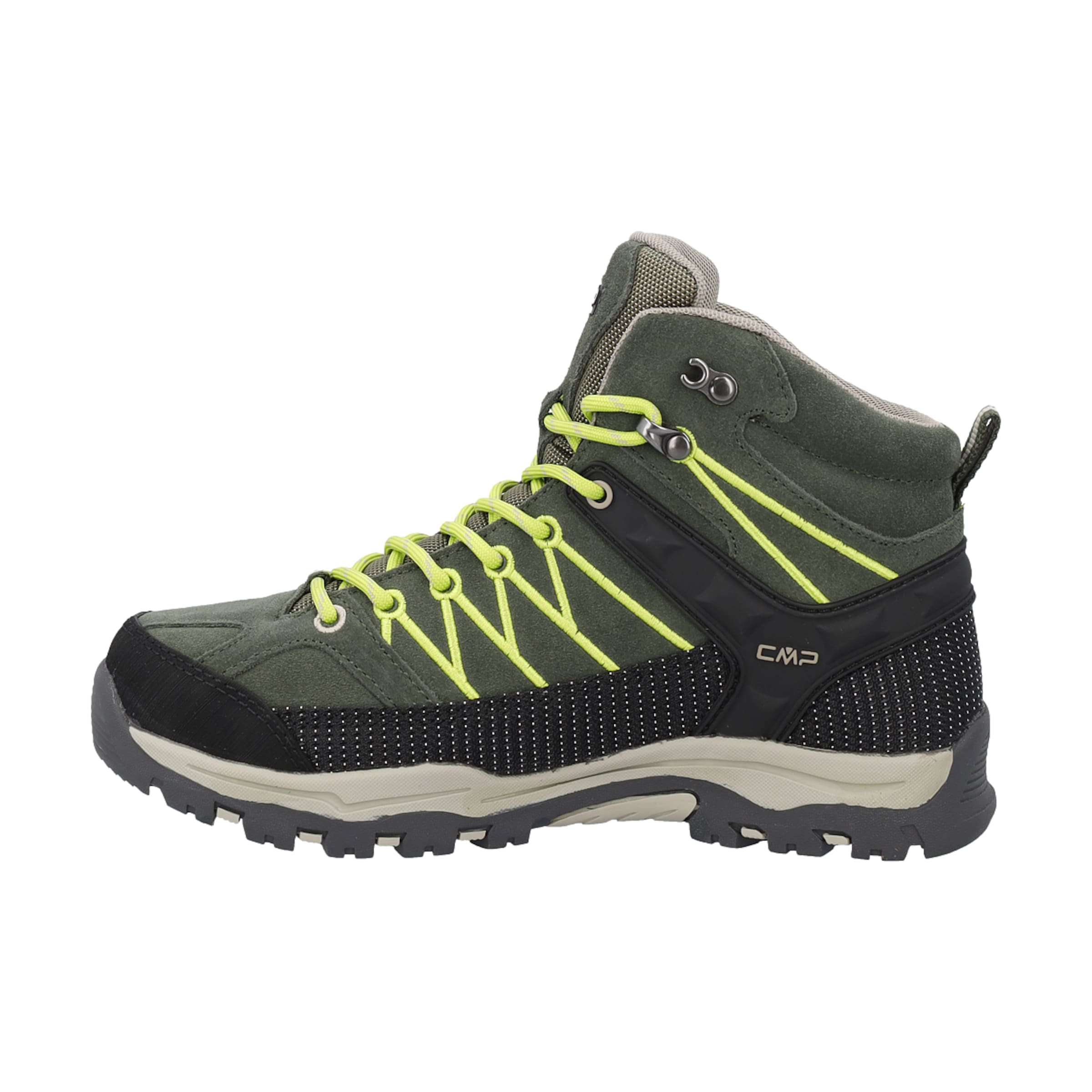 CMP Boots in Green: front