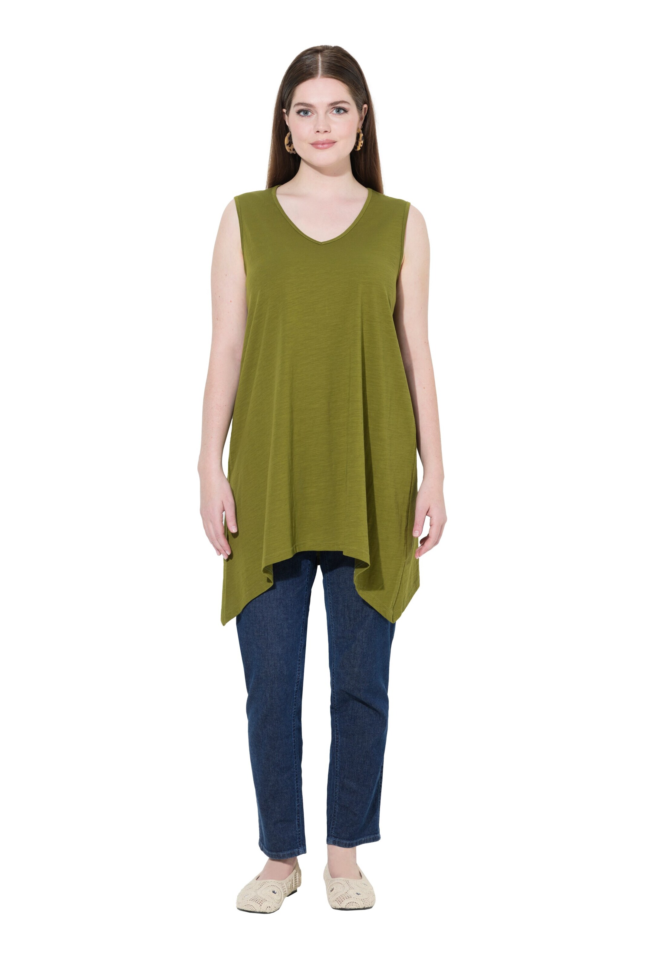 Ulla Popken Shirt in Green: front