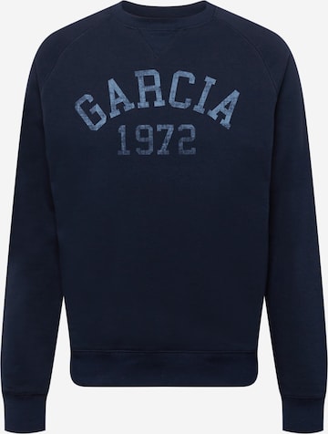 GARCIA Sweatshirt in Blauw: voorkant