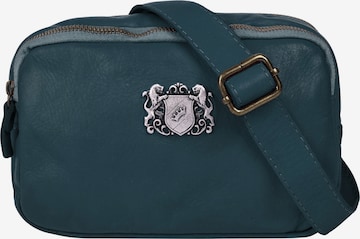Samantha Look Umhängetasche in Blau: Vorderseite