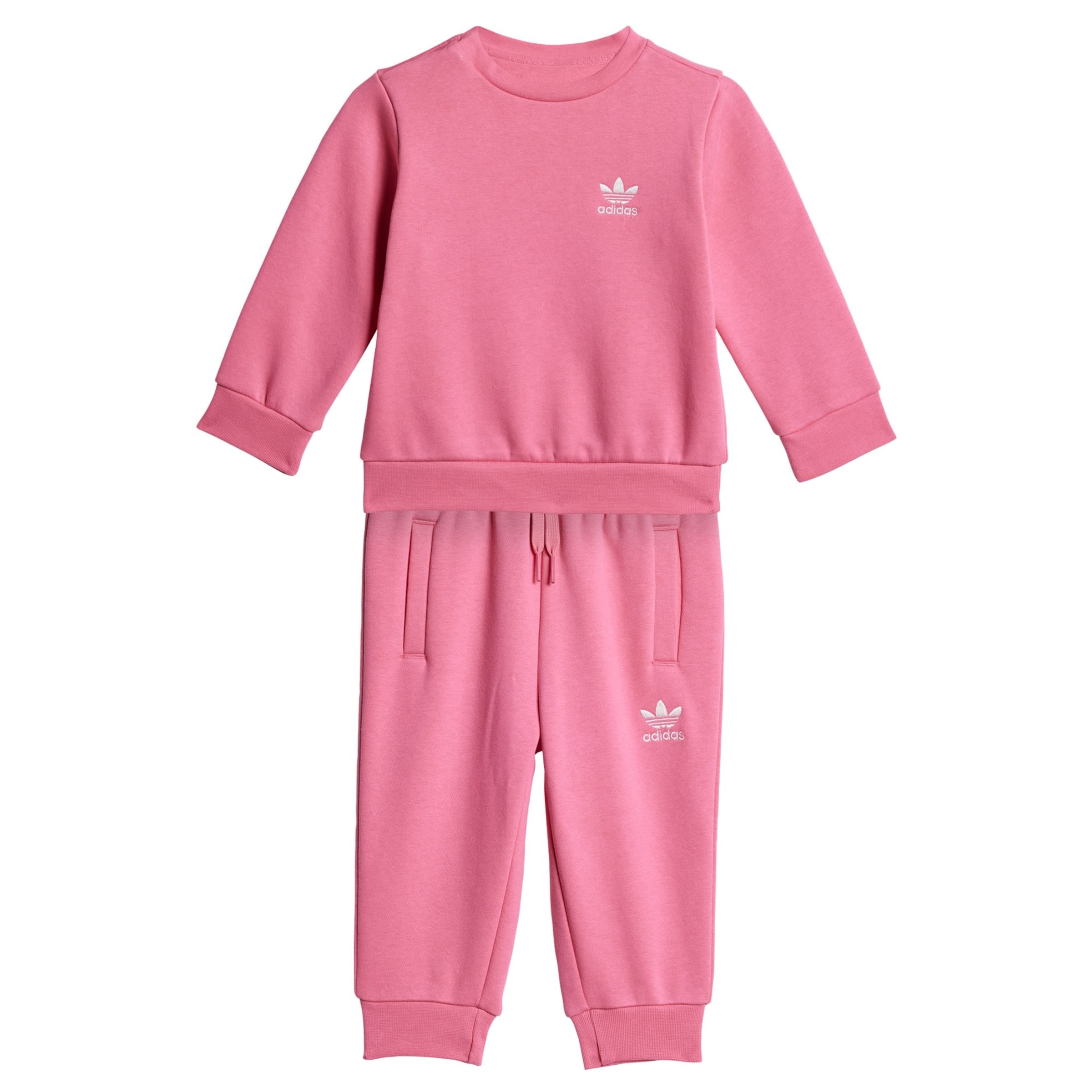 Trening 'Crew Set' de la ADIDAS ORIGINALS pe roz: față