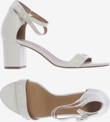 ESPRIT Sandals & High-Heeled Sandals in 39 in White: front