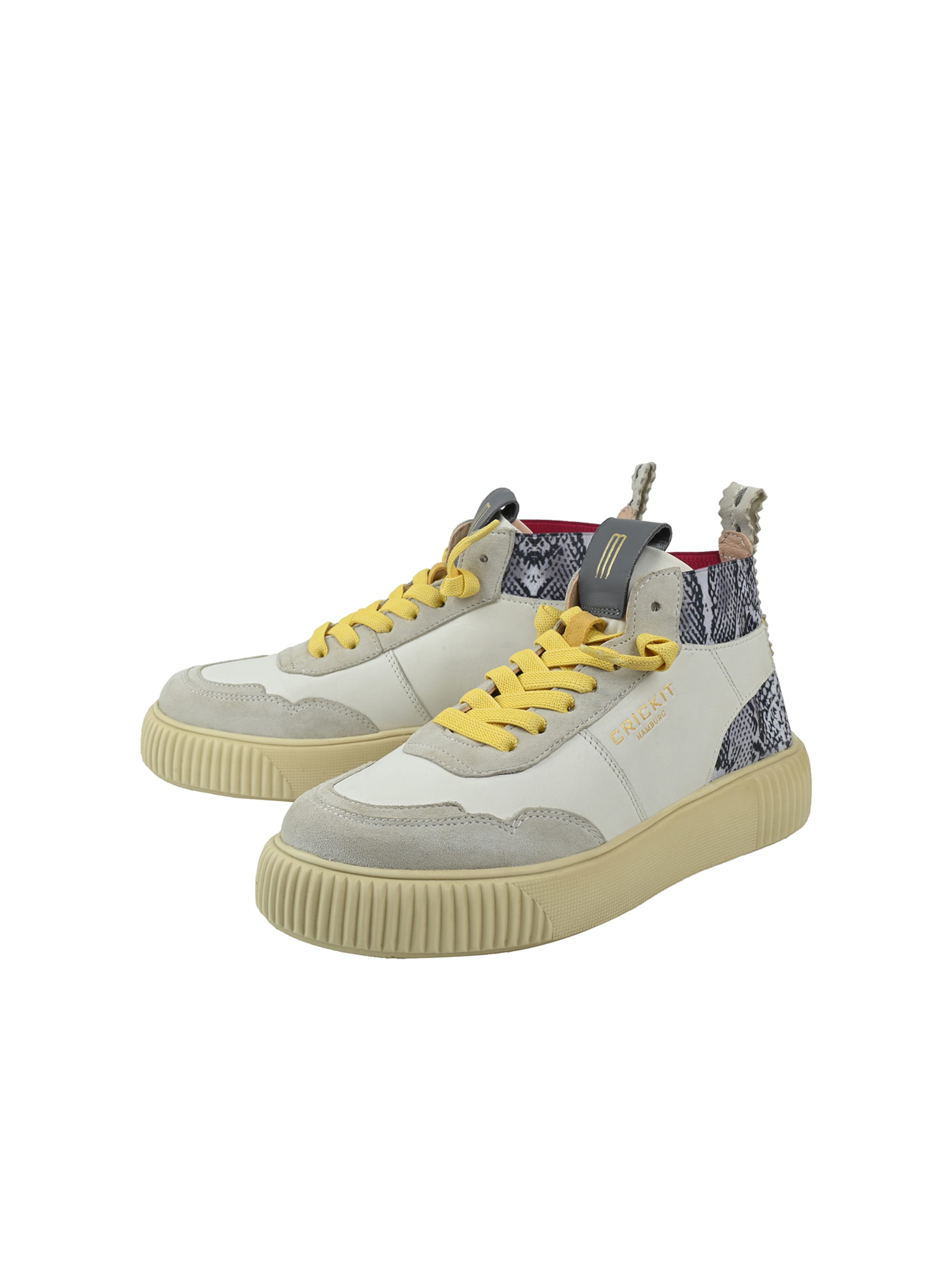 Crickit Sneakers hoog ' REBEKA ' in Wit