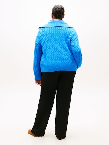 Tommy Hilfiger Curve Sveter - Modrá