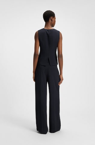 BOSS Wide Leg Hose 'Tiana4' in Blau