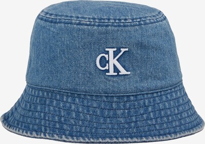 Calvin Klein Jeans Hat in Blue denim / White, Item view