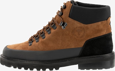 JOOP! Veterboots 'Velluto Hektor' in de kleur Bruin / Zwart, Productweergave