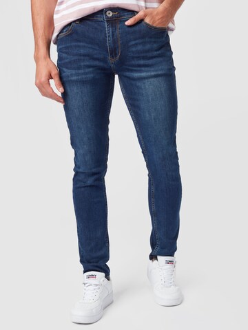 FARAH Skinny Jeans 'Drake' in Blauw: voorkant