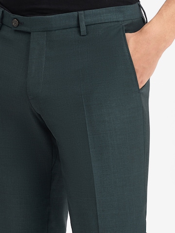 CG CLUB OF GENTS Slim fit Pleated Pants in Green