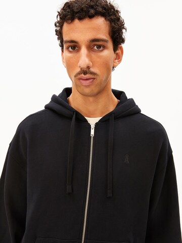 ARMEDANGELS Sweat jacket in Black