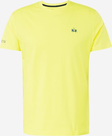 T-Shirt La Martina en jaune : devant