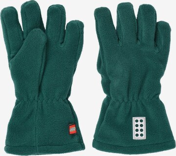 LEGO® kidswear Gloves 'LWAZUN 722' in Green: front