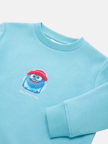 TOM TAILOR Sweatshirt in Blauw