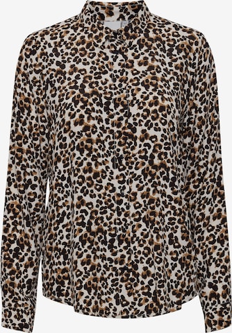 ICHI Bluse 'Elima' i brun: forside