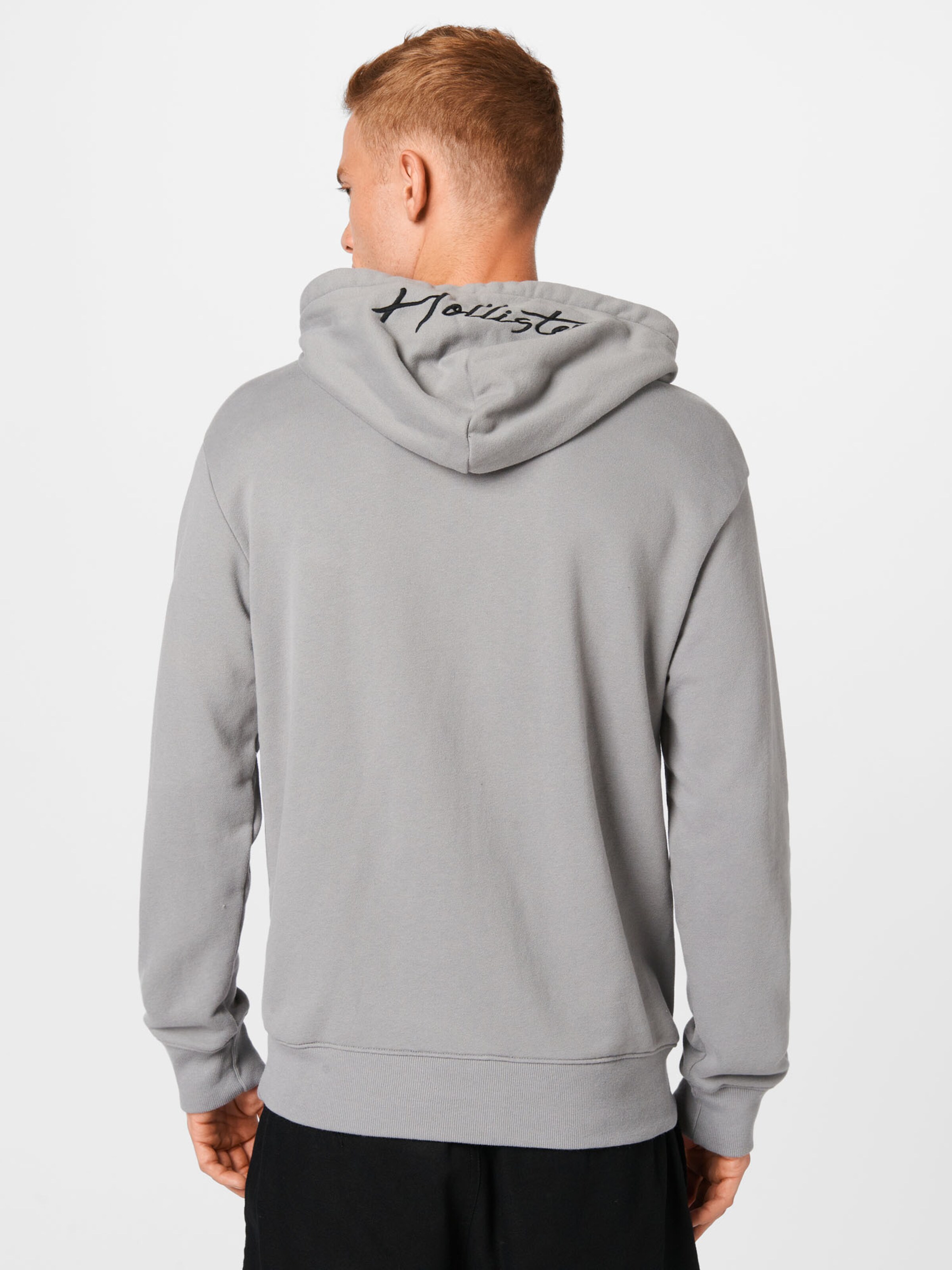 Männer Sweat HOLLISTER Sweatshirt in Hellgrau - YH14757 Männer Sweat HOLLISTER Sweatshirt in Hellgrau - YH14757