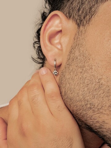 Hey Happiness - Pendientes 'Paw' en plata