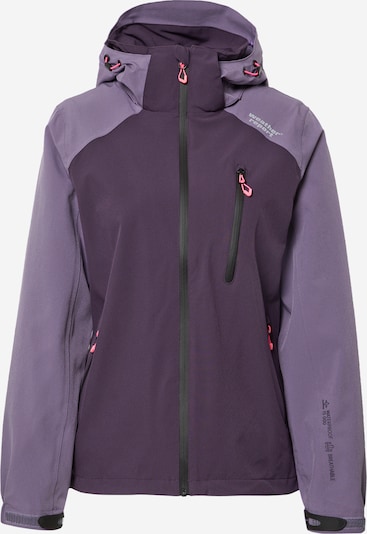 Weather Report Sportjacke 'Camelia' in aubergine / flieder, Produktansicht