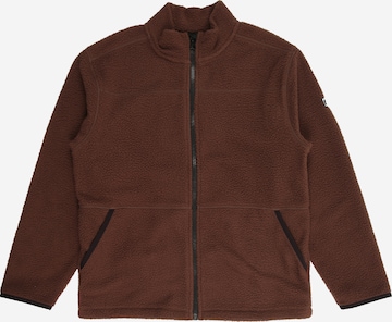 NAME IT - Chaqueta polar 'NKMBULIN' en marrón: frente