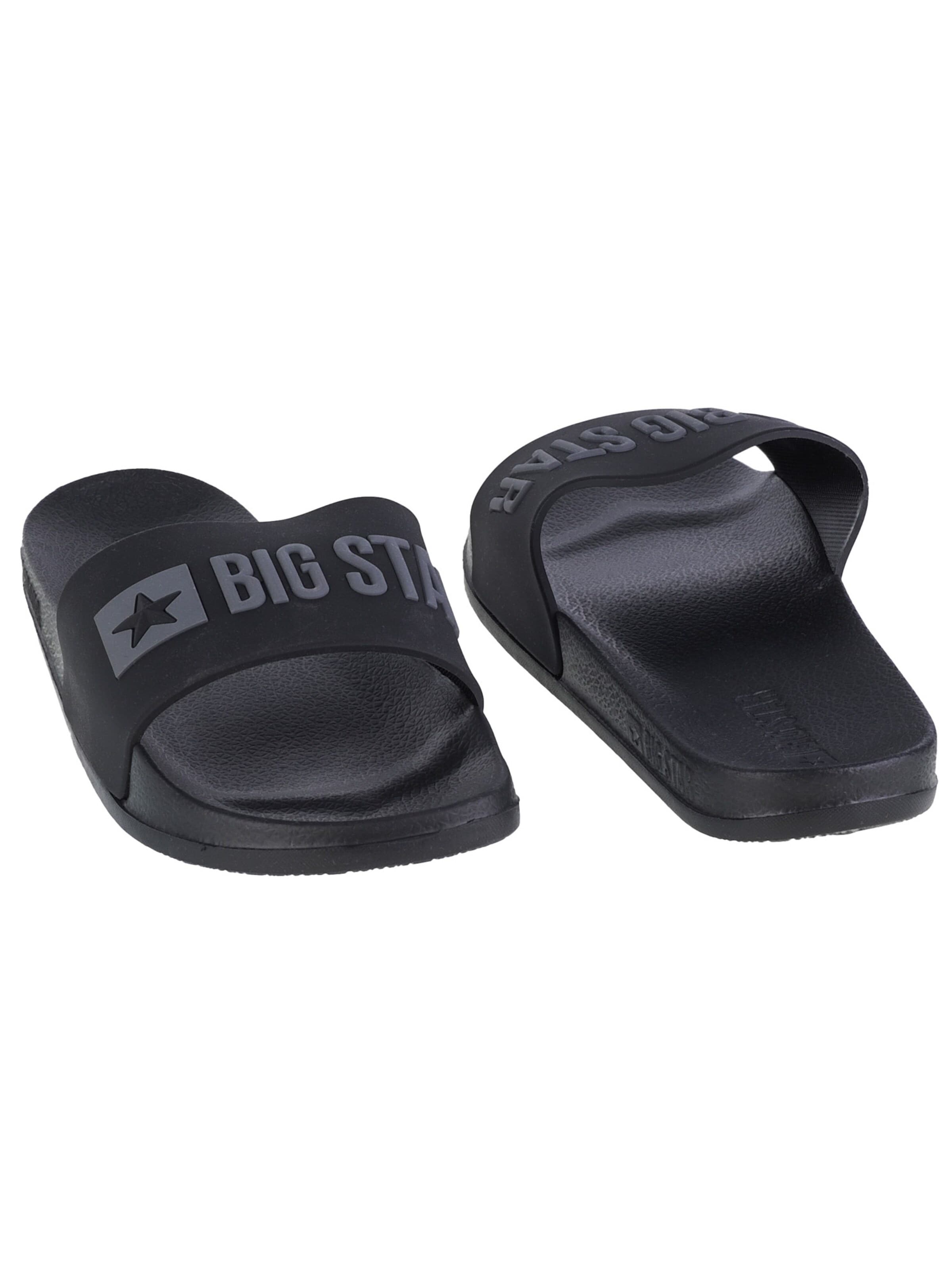 BIG STAR Strand-/Badeschuh 'Big Star W Slipper FF274A'‌ in Schwarz