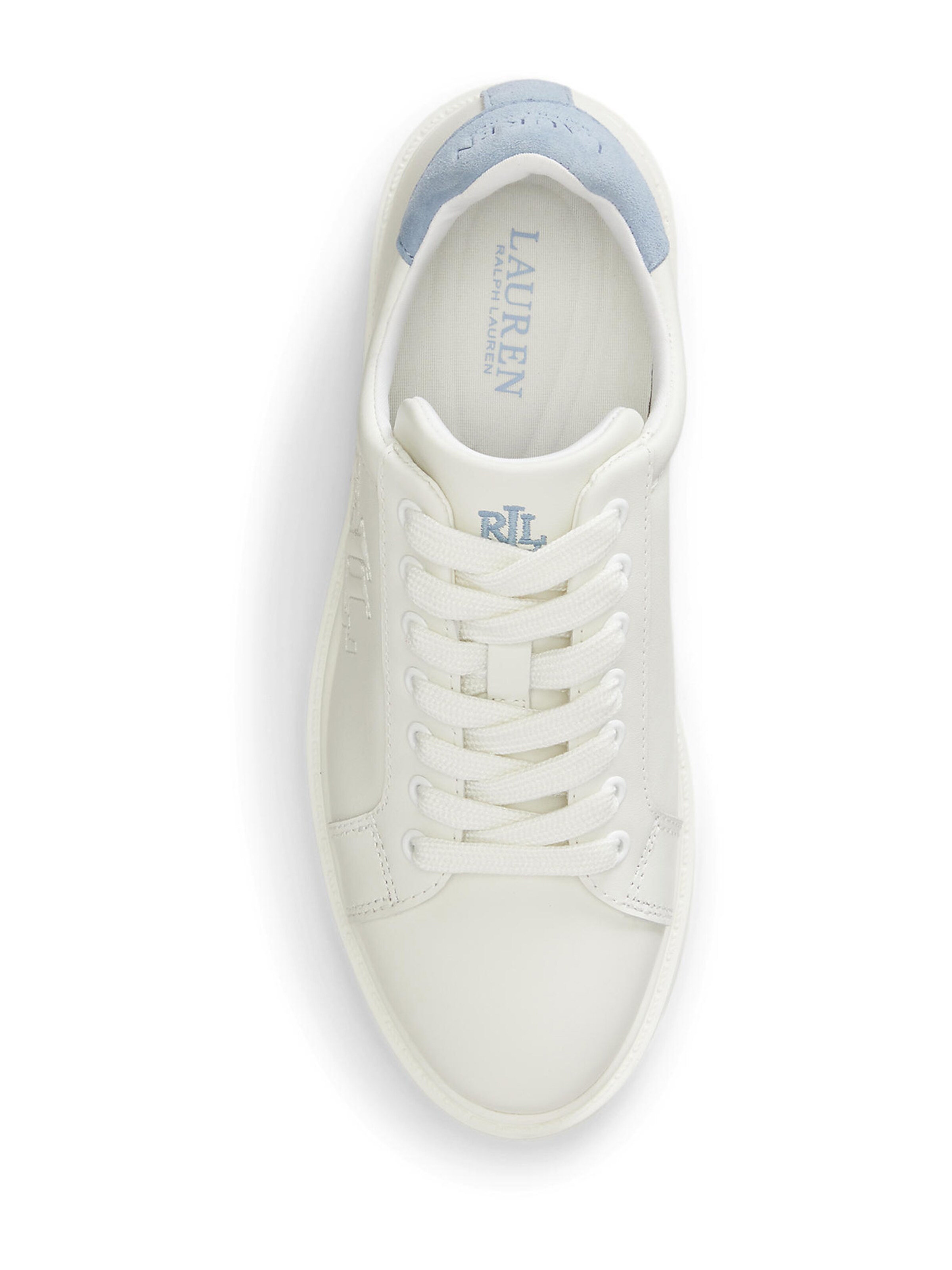 Baskets basses 'AINSLEY' Lauren Ralph Lauren en blanc