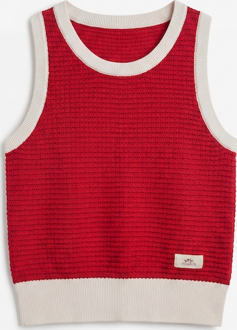 Pegador - Top de punto 'Parma' en rojo: frente