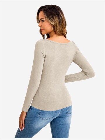 AOTTORI Shirt in Beige