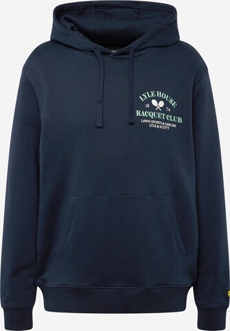 Lyle & Scott Sweatshirt 'Racquet Club' in Blauw: voorkant