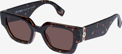 LE SPECS Sonnenbrille 'POLYBLOCK' in schoko / cognac, Produktansicht