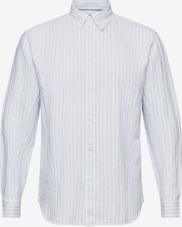 Coupe slim Chemise ESPRIT en bleu : devant