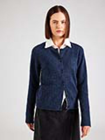 Samsøe Samsøe Knit cardigan 'NOR' in Blue: front
