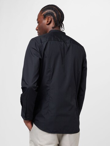 Coupe slim Chemise 'JOE' JACK & JONES en noir