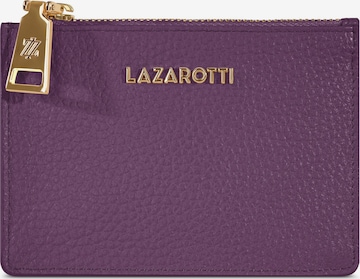 Lazarotti Etui 'Bologna' in Lila: voorkant