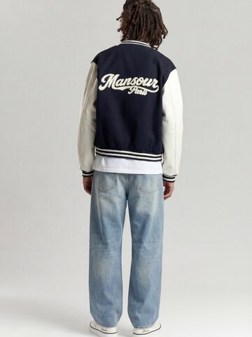 Mansour Between-season jacket 'College Varsity Jacket' in Blue