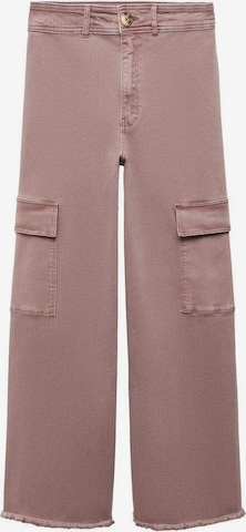 MANGO TEEN Wide Leg Hose 'Sasha' in Braun: predná strana