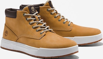 TIMBERLAND Lace-Up Boots 'Maple Grove' in Yellow