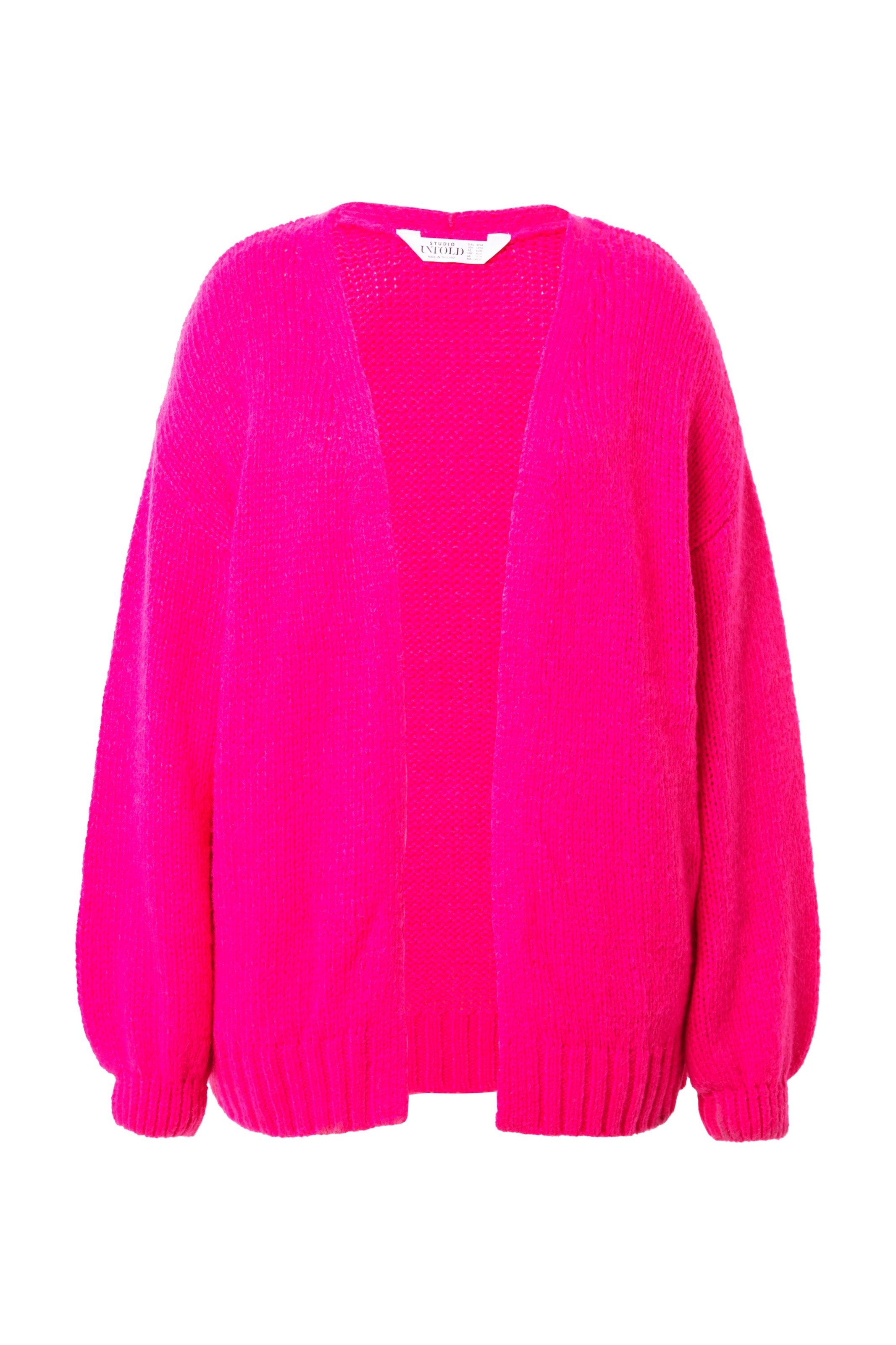 Studio Untold Strickjacke in Pink: Vorderseite