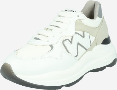 WOMSH Platform trainers 'NEW START' in Light green / White, Item view