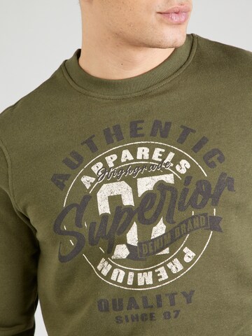 BLEND Sweatshirt 'JARRED' in Grün