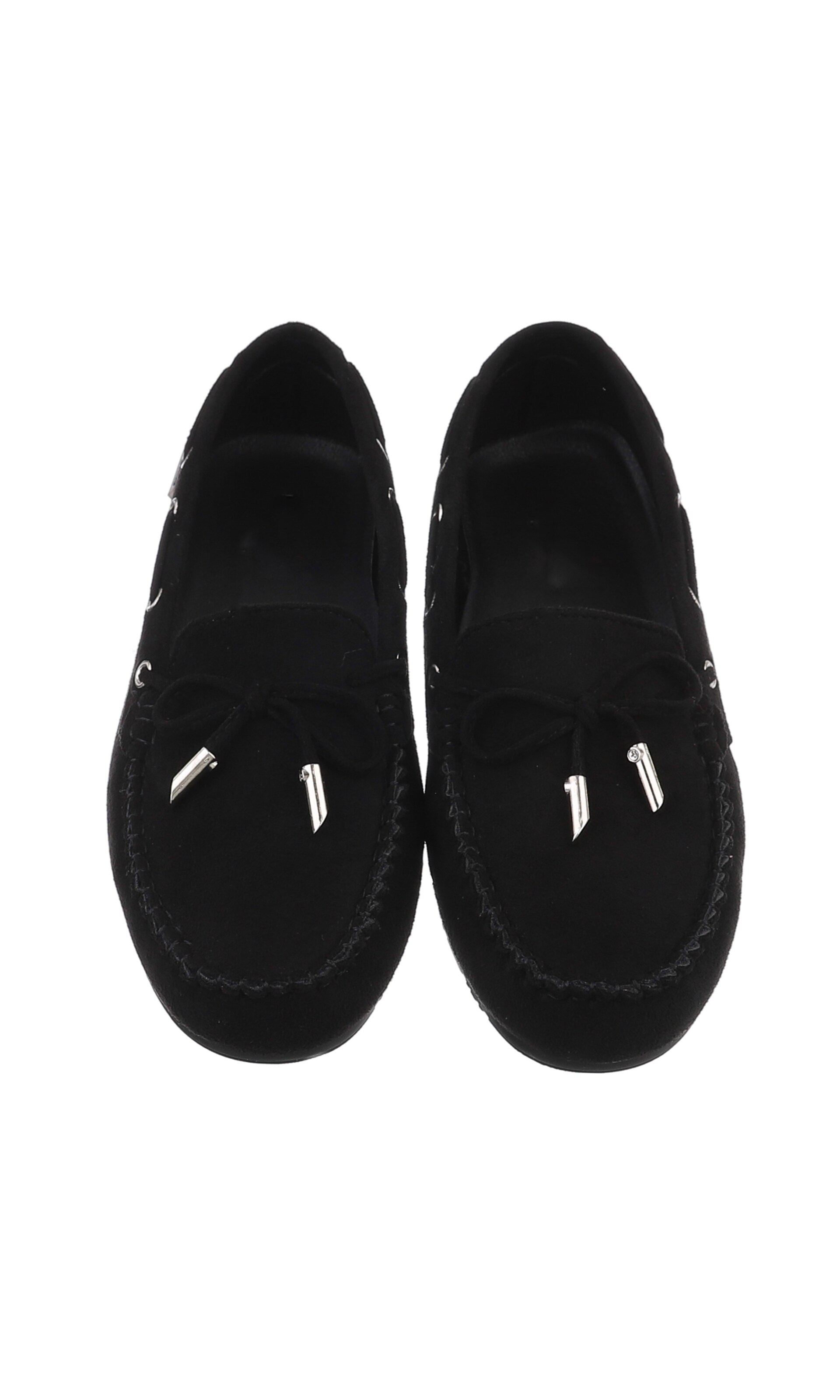 Ital-Design Moccasins in Black