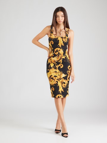 Robe d’été Versace Jeans Couture en noir : devant