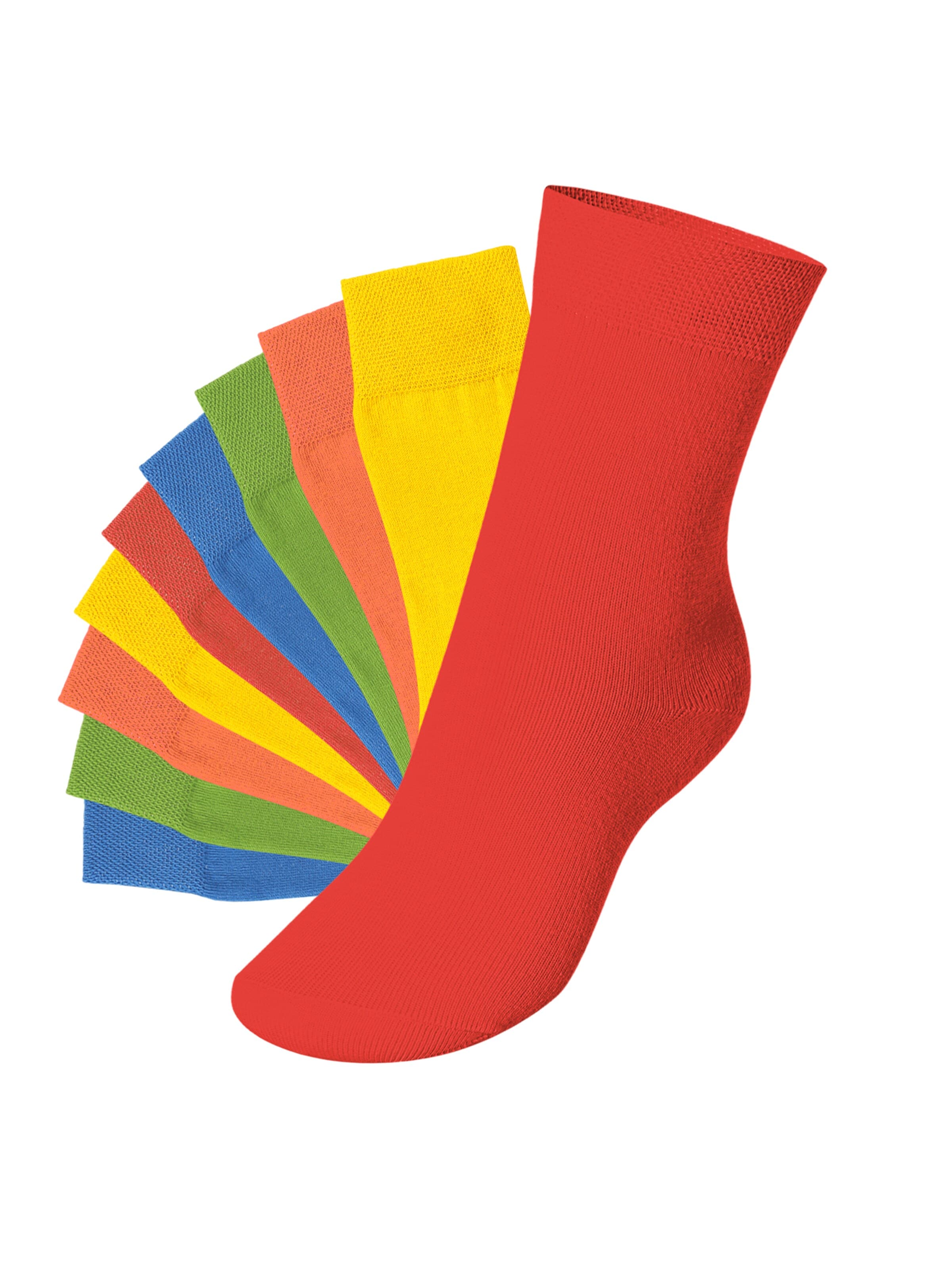 footstar Socken 'EVERYDAY!'‌‌‌‌‌‌ in Rot: Vorderseite