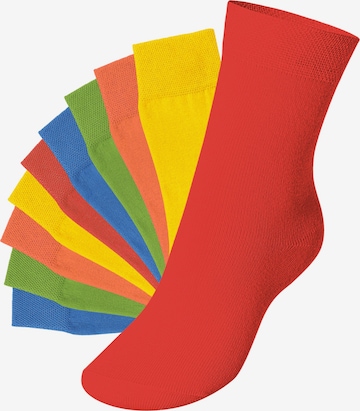 footstar Socken 'EVERYDAY!' in Rot: Vorderseite