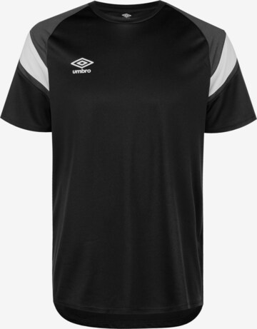 T-Shirt fonctionnel UMBRO en noir : devant