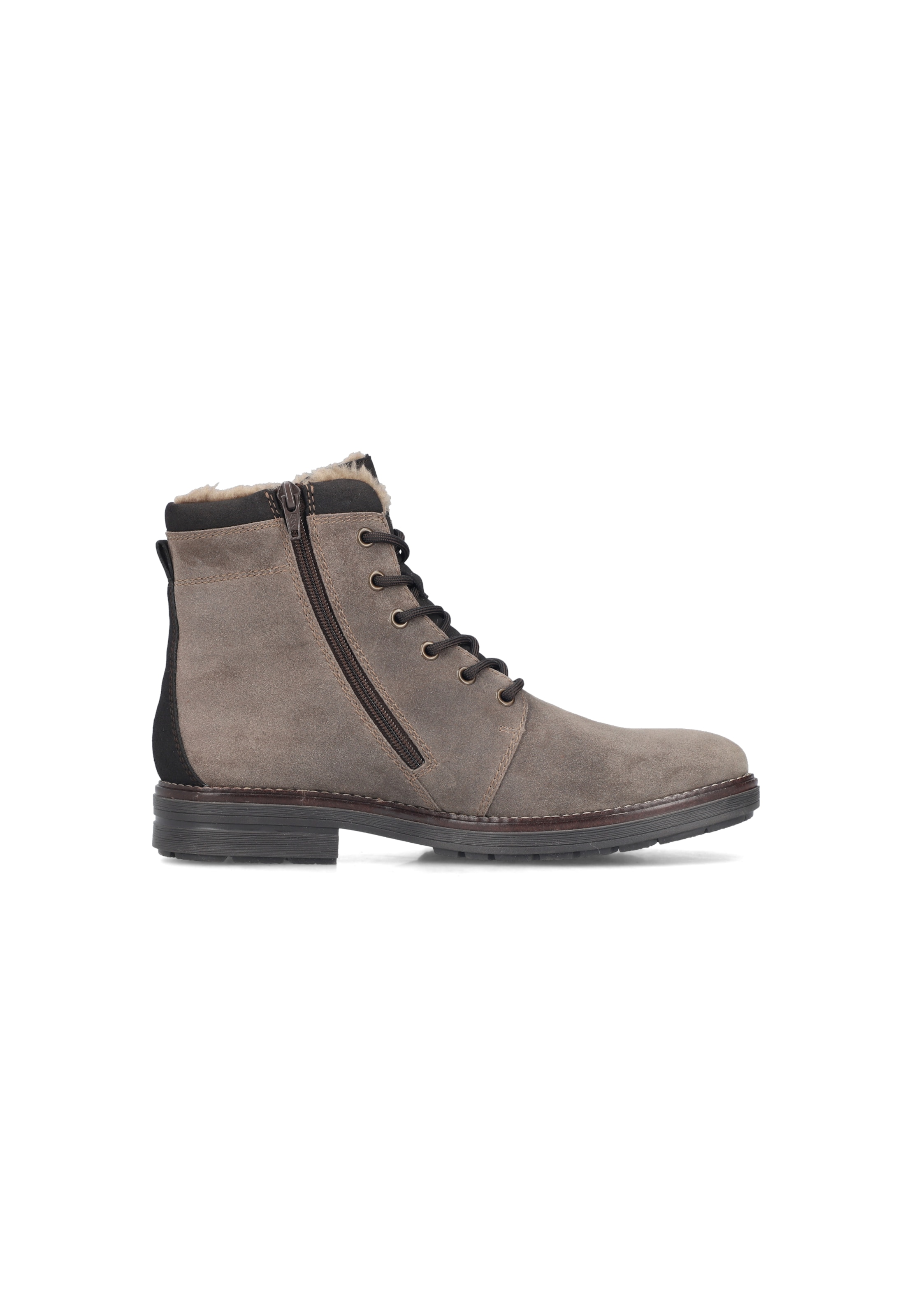 Bottines à lacets Rieker en beige