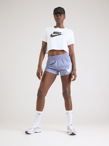 NIKE Štandardný strih Športové nohavice 'ONE SWOOSH' - Modrá