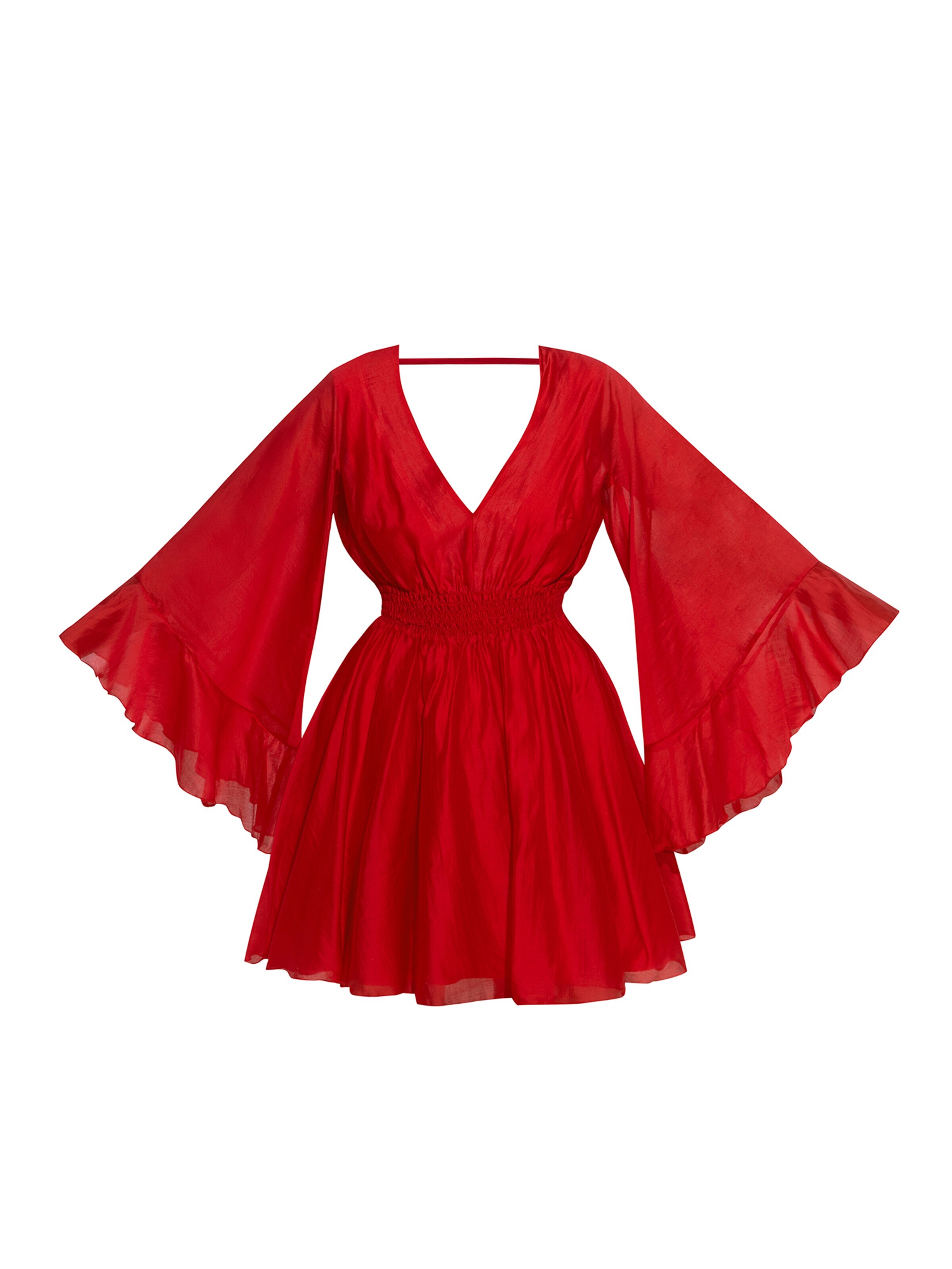JIORO Kleid 'ESSENTIALS'‌ in Rot: Vorderseite